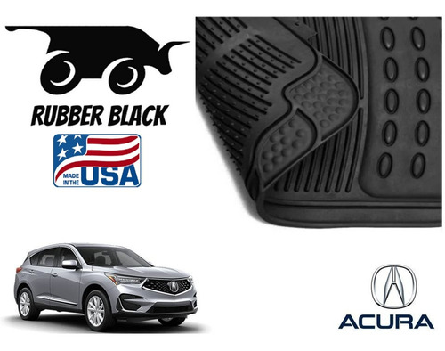 Tapetes Uso Rudo Acura Rdx 2020 Marca Rubber Black Foto 4