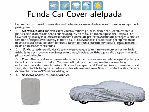 Funda Afelpada Car Cover Toyota Matrix 100% Vs Granizo   Foto 2