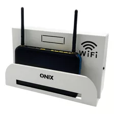 Rack Caixa Organizadora Para Roteadores Modem Wifi Onix