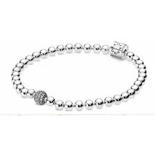 Pulsera Pandora_beads And Pave_en Plata S925 Original