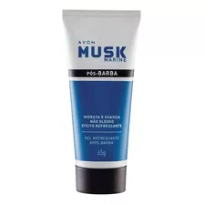 Gel Pós Barba Musk Marine Avon 65g