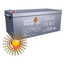 Bateria Sellada Vrla Gel 12v 250ah Maxpower Para Ups Y Solar