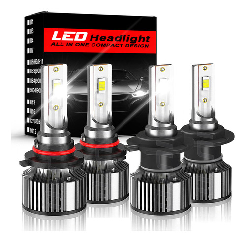 14000lm Kit Focos Led H11 9005 Haz Alto Y Bajo Para Mazda Mazda 6