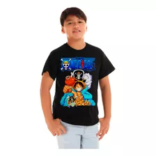  Remera Camiseta Algodón One Piece Luffy Anime Monkey