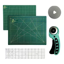 Kit Base Para Corte Tapete 60x45 Régua 15x60 Cortador 45mm Cor Base Verde Cortador Cl45t