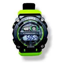 Reloj Lasika Deportivo W-h9046 Resistente Al Agua Original