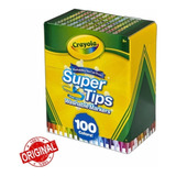 Crayola Super Tips 100 / Entrega Inmediata