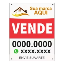 20 Placas Personalizadas 50cm X 40cm Ps 1mm Promoção