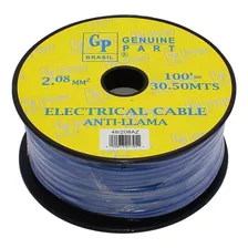 Cable Instalacion Electrica 2.08mm Azul Rollo 30 Mts