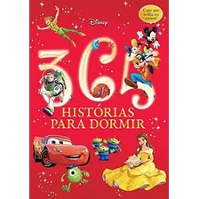 Livro 365 Historias Disney Para Dormir Infantil Vermelho