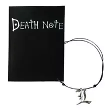 Caderno Death Note Kira Ryuk Anime Livro Morte E Colar L
