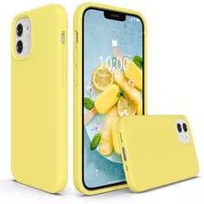 Funda Amarilla Para iPhone 12 Mini