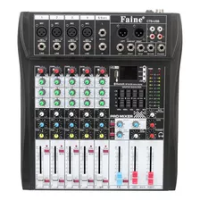 Controlador Mixer Faine Profissional 6 Canais Ct6-usb