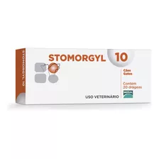 Stomorgyl 10 Para Cães E Gatos 20 Drágeas -inflamação Bucal