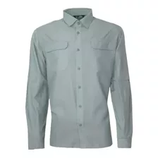 Camisa Manga Larga Kannu Tapeta Hombre Gris