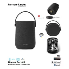 Bocina Portátil Harman/kardon Citation 200 Inalámbrica Negra