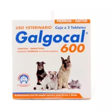 Galgocal 600 Desparacitante Perros - Unidad a $7500
