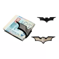 Clip Billetes Magnético Batman Plegable Sujetar Negro Gris