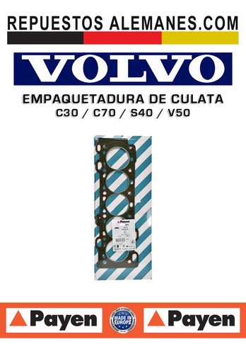 Empaquetadura Culata Volvo C30 C70 S40 V50 2.4l (2004-2013) Foto 3