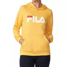 Casaco Fila Com Capuz Letter Feminino Amarelo/marinho 12246