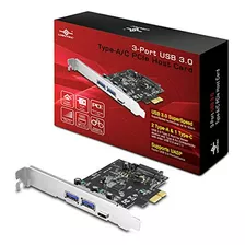 Tarjeta Host Vantec De 3 Puertos Usb 3.0 A - C Pcie (ug