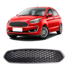 Grade Radiador Ford Ka 2019 2020 2021 Colmeia C Friso Cinza