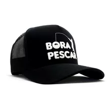 Boné Hype Bora Pescar Pescaria Peixe Aba Curva 