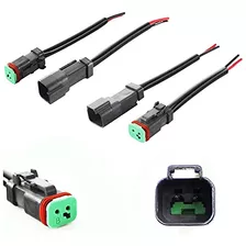 4pcs Adaptadores Macho/hembra De 2 Pines Impermeables D...