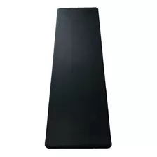 Colchoneta Caucho Tecnotips Mat Yoga Pilates Ejercicios Color Negro