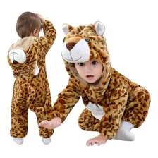 Pijama Disfraz Bebés Niños Leopardo