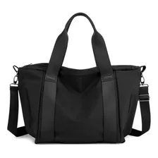 Bolsa Femina Impermeável Grande Sacola Shouder Bag Moderna Cor Preto Liso