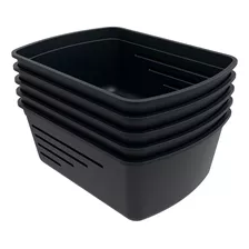 Caja Organizadora De Plástico Soprano 15l Negro