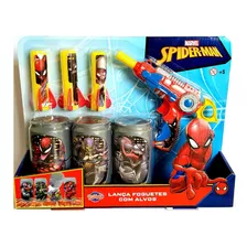 Lança Foguetes Dardos Com Alvos Spiderman Toyng
