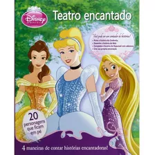 Livro Infantil Teatro Encantado Princesas Disney Capa Dura