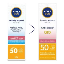 Protetor Solar Sun Beauty Expert Fps50 Hidratante 50g Nivea