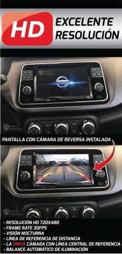 Cmara De Reversa  Para Nissan Kicks Ao 2018-2019 Foto 4