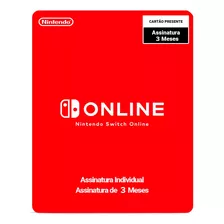 Cartão Nintendo Switch Online 3 Meses - Envio Imediato
