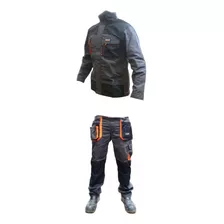 Combo Trabajo Pantalon Y Camisa Casaca Reforzado Neo Safety