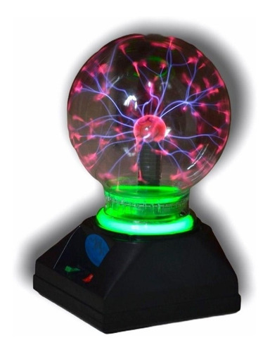 Globo De Plasma Sphere Bola De Cristal 110v Raios Na Mão