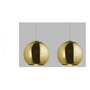 Segunda imagen para búsqueda de lampara colgante globo s vidrio oro