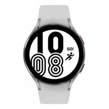 Samsung Galaxy Watch 4 44mm Reloj Smart Color De La Caja Silver Color De La Malla Blanco Color Del Bisel Silver Diseño De La Malla Sport