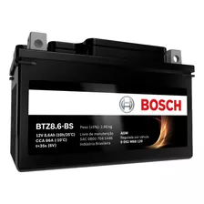 Bateria Moto Honda Cbr 500 R 12v 8.6ah Bosch Btz8.6-bs