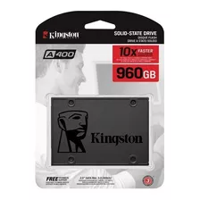 Kingston Ssdnow A400 Disco Sólido 960 Gb Ssd Sa400s37/960g