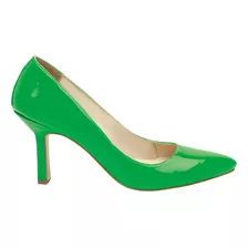 Zapatillas De Mujer Liz Charol Verde