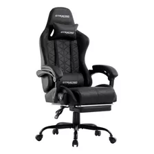 Silla Gaming Reclinable Con Altavoces Bluetooth Y Reposapiés