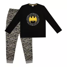 Pijama Hombre Batman Botton Full Print Dc