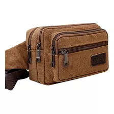 0 Bolsa Deportiva Multifuncional Para Hombre, Cintura, Lona