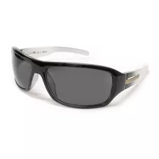 Lentes Deportivos Armazón Negro/blanco Micas Humo Wallis