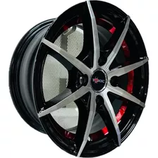 Rines 13x5.5 4-100 Chevy Tsuru Vw Mk1 Mk2 Mk3 Rojo Msi