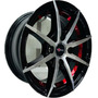 Rines 13x5.5 4-100 Chevy Tsuru Vw Mk1 Mk2 Mk3 Rojo Nuevos